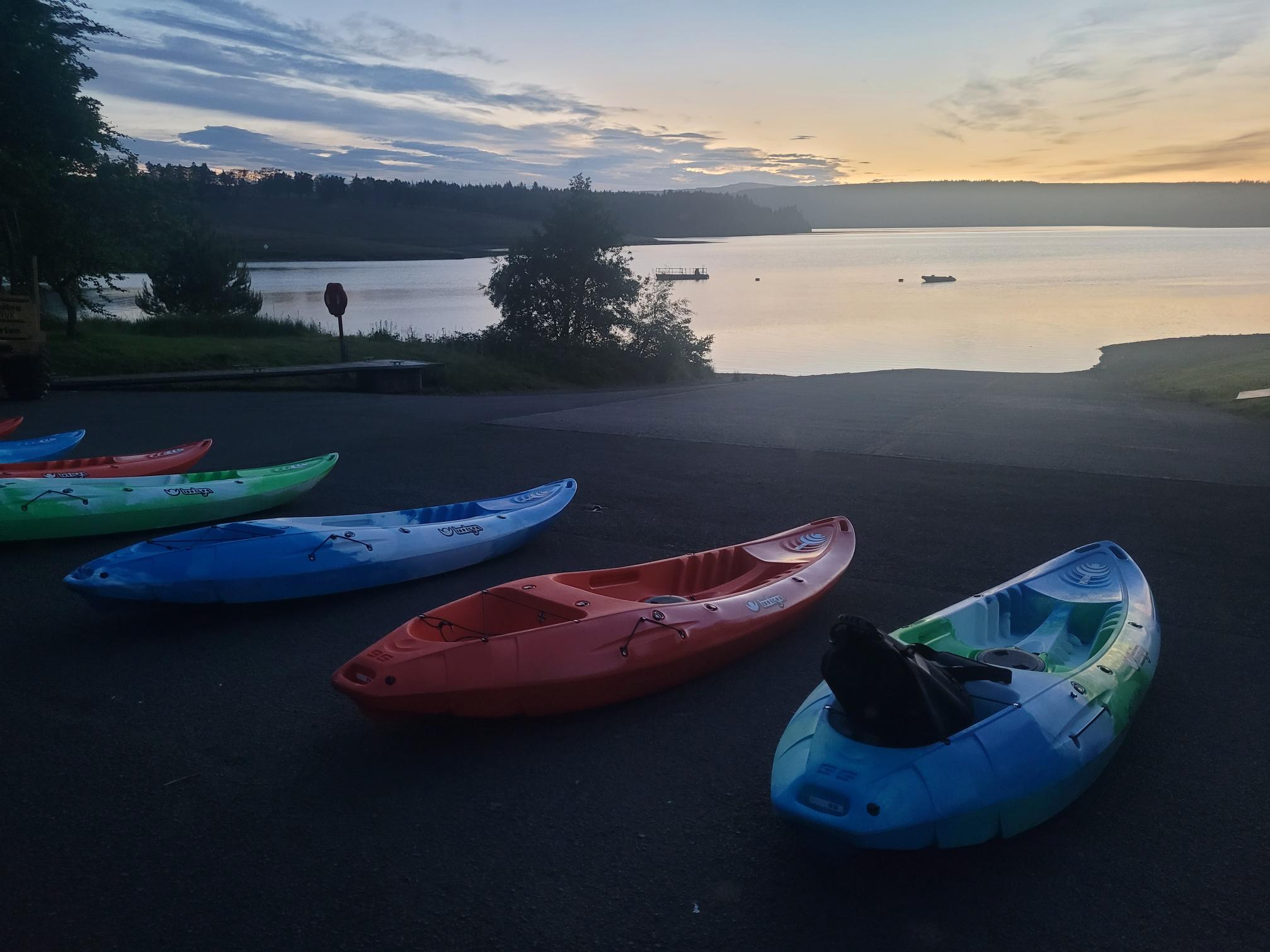 Kayaking Kielder Waterside