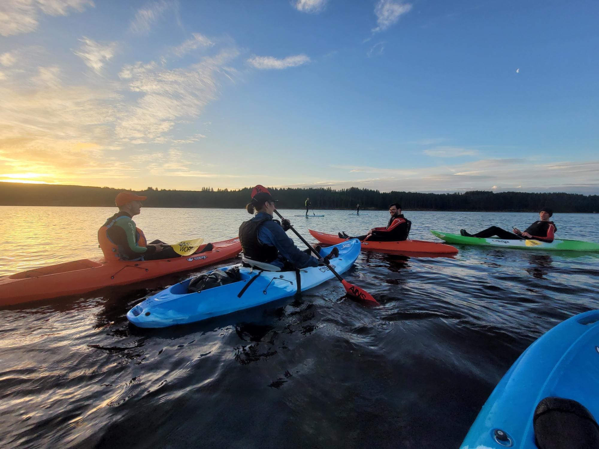 Kayaking Kielder Waterside