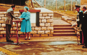 Queen Elizabeth 2 opening Kielder Reservoir - About Kielder