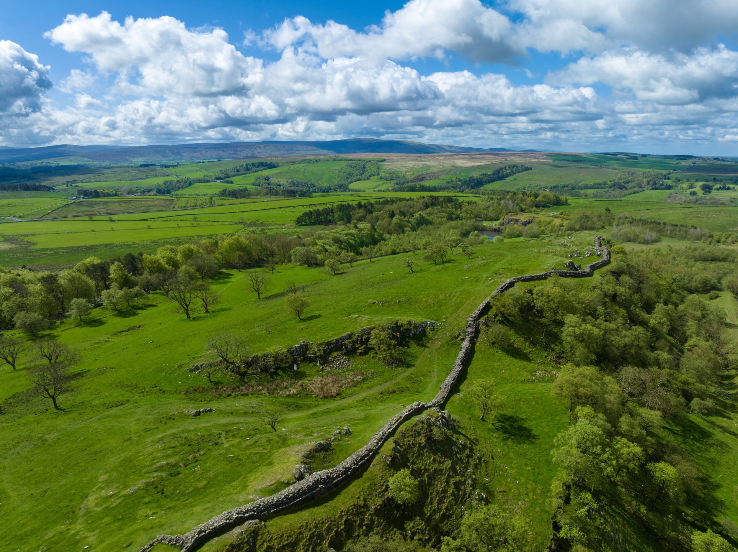 Scottish borders near Kielder Waterside